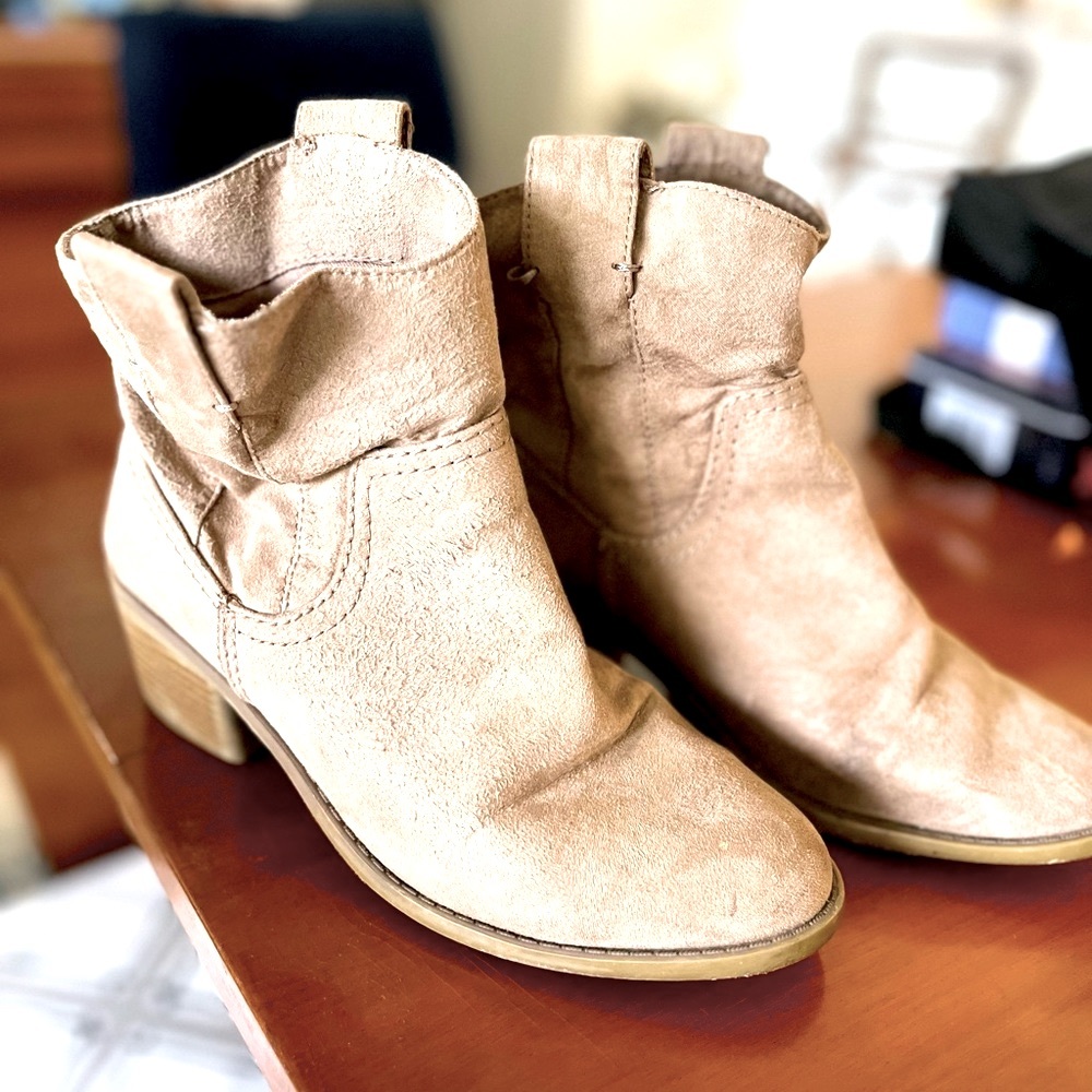 Suede Ranch Boots